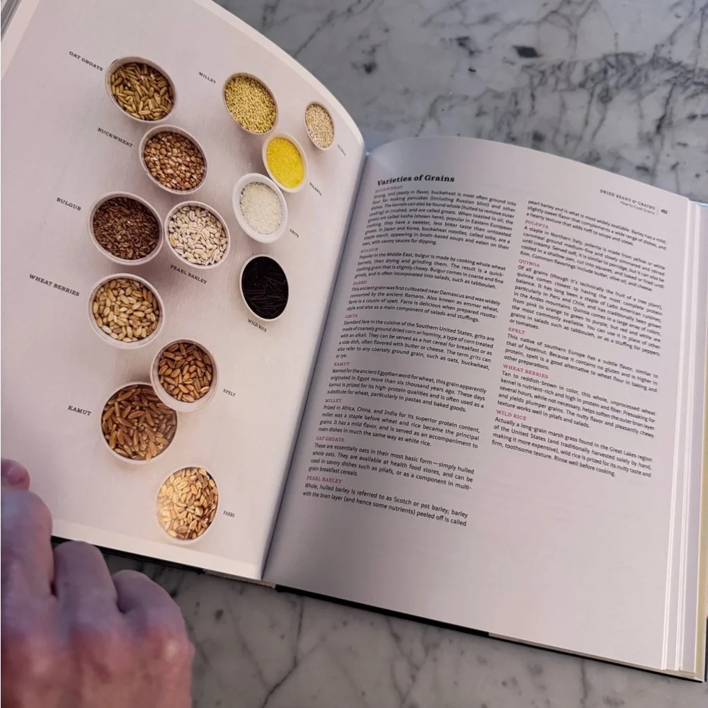 Martha Stewart’s cooking school book. Like new